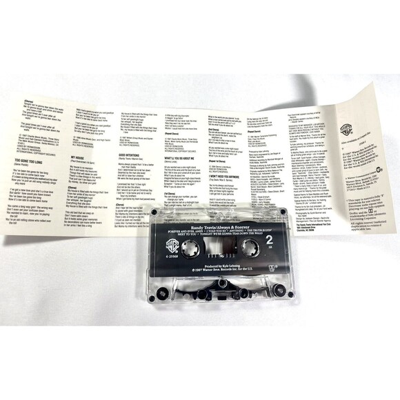 Randy Travis-Always And Forever-1987 Cassette-Warner Brothers-USA-Folk Country - Picture 11 of 11